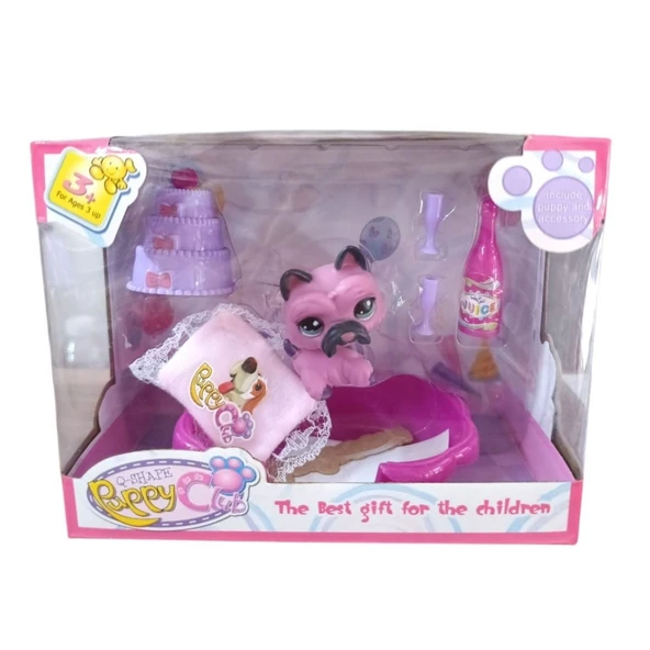 Can Oyuncak Puppy Club Sevimli Köpekçikler Oyun Seti Cl2101-1-12-Mor ürün görseli 1