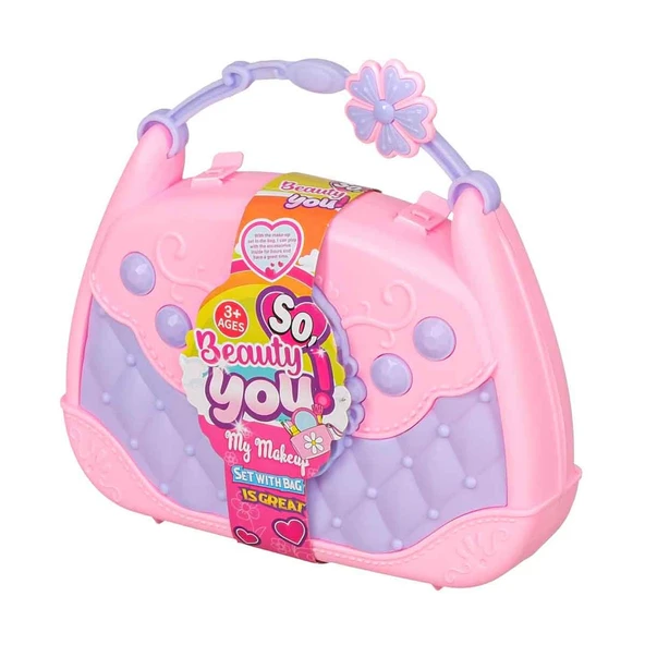 Oydaş Oyuncak Çantalı Güzellik Seti 02621-Pembe ürün görseli 1