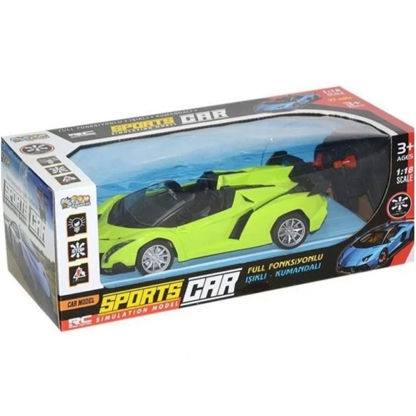 Toysan 1:18 Uzaktan Kumandalı Araba 797-25-Yeşil ürün görseli 1