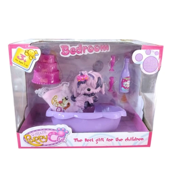 Can Oyuncak Puppy Club Sevimli Köpekçikler Oyun Seti Cl2101-1-12-Pembe ürün görseli 1