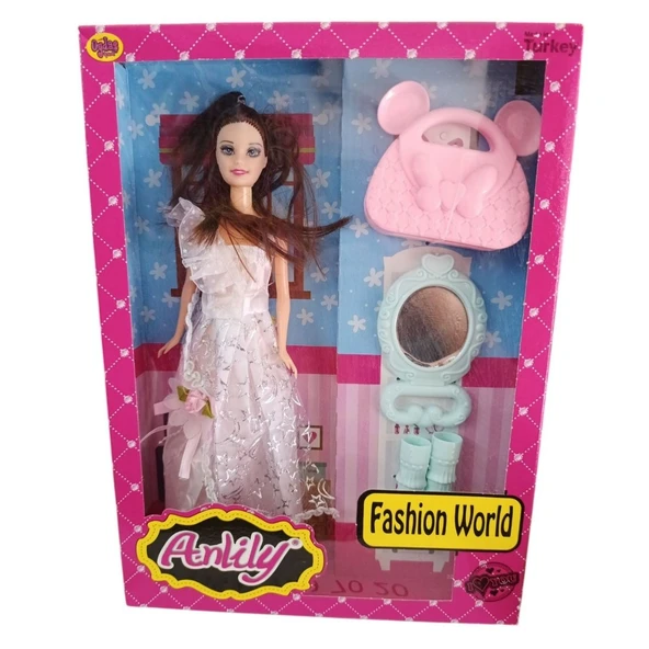 Oydas Oyuncak Anlily Fashion Bebek 02276–Kahverengi Saçlı Bebek ürün görseli 1