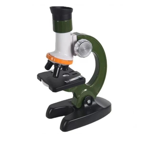 Asya Oyuncak Optics Bilimsel Mikroskop Seti (1200X) 22460-Lz8606-Yeşil ürün görseli 1