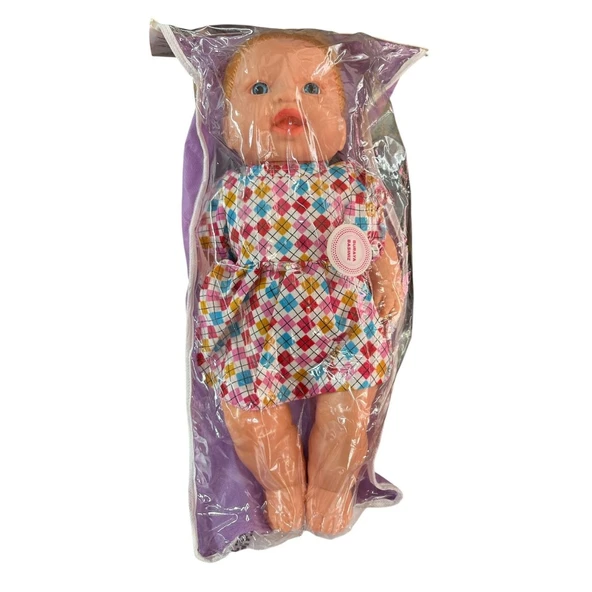 Asya Oyuncak Sesli Asya Bebek 35cm Elf23102-Turuncu Saçlı Bebek ürün görseli 1