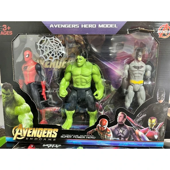 Kids Oyuncak Batman 3lü Işıklı Karakter Seti 2156-3 ürün görseli 1