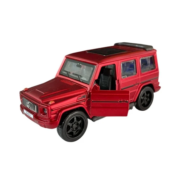 Asya Oyuncak Metal 1:36 Çekbırak Sesli Işıklı Jeep Fy6218-12d-Kırmızı ürün görseli 1
