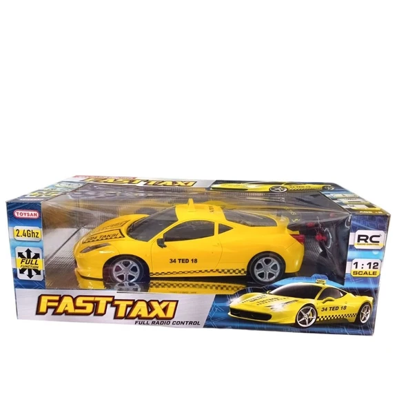 Toysan Oyuncak Uzaktan Kumandalı Şarjlı Hızlı Taksi Araba Toy-25 ürün görseli 1
