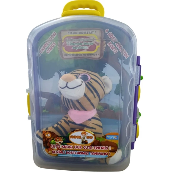 Asya Oyuncak Tekli Bavul Peluş Leopar Cese-10040 ürün görseli 1