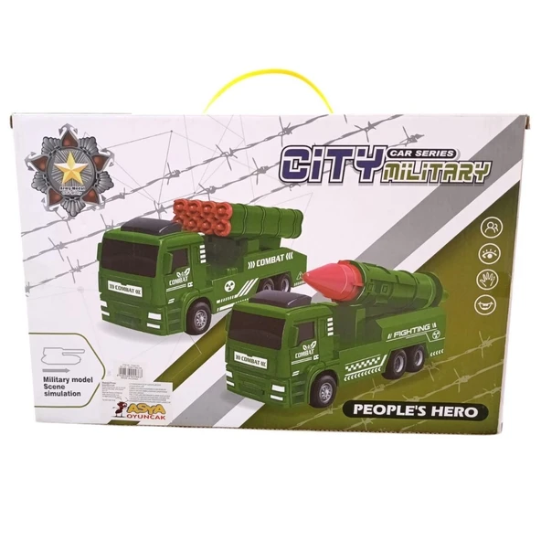 Asya Oyuncak Askeri Set 7756S-304 - Resim 2