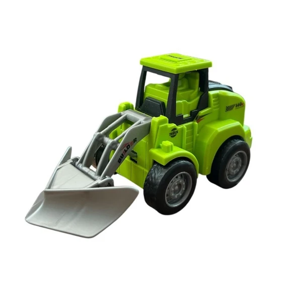 Asya Oyuncak Sürtmeli İş Makinesi 7756S-11-Yeşil Yol Açma Aracı ürün görseli 1