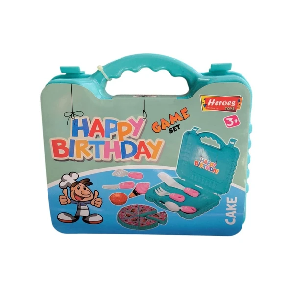 Heroes Toys Çantalı Oyuncak Pasta Seti ERN-815 ürün görseli 1