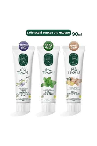 Eyüp Sabri Tuncer Diş Macunu Lavanta, Nane Ve Zencefil 90 Ml ürün görseli 1