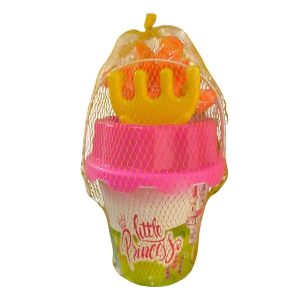 Heroes Toys Küçük Boy Resimli Kova Figürlü ERN-885-Pembe ürün görseli 1