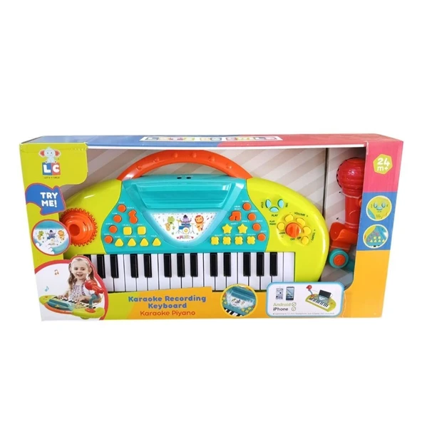 Enfal Oyuncak LetS Be Child Karaoke Piyano Lml7710-Mavi ürün görseli 1