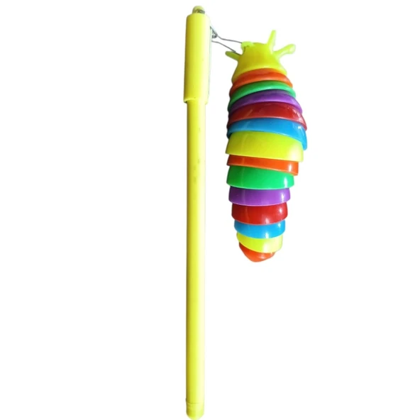 Unicus Tırtıl Koza Jel Tükenmez Kalem UNCS-1115-Sarı ürün görseli 1