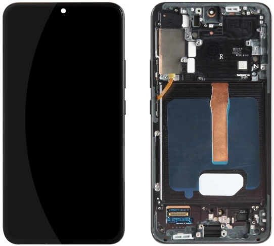 Samsung Galaxy S22 Plus SM-S906 Uyumlu Çıtalı Yan Sanayidir Lcd Ekran Dokunmatik Siyah ürün görseli 1