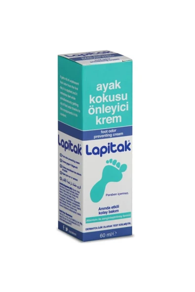 Lapitak Ayak Kokusu Önleyici Krem 60 ml ürün görseli 1