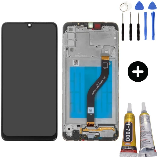 Samsung Galaxy A20s SM-A207 Uyumlu Çıtalı Lcd Ekran Dokunmatik + Montaj Seti ürün görseli 1