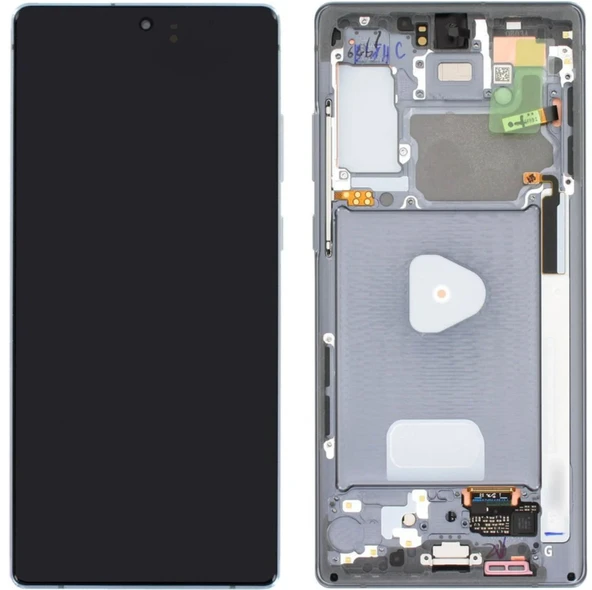 Samsung Galaxy Note 20 SM-N980 Uyumlu Çıtalı Lcd Ekran Dokunmatik Siyah ürün görseli 1