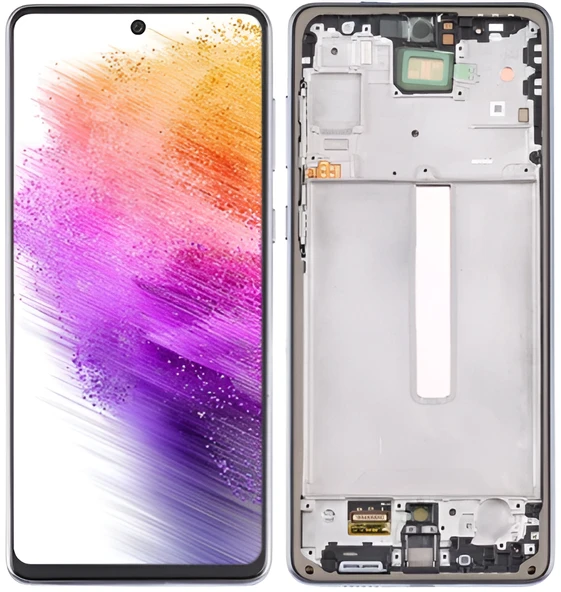 Samsung Galaxy A73 4G SM-A736 Uyumlu Çıtalı Lcd Ekran Dokunmatik ürün görseli 1
