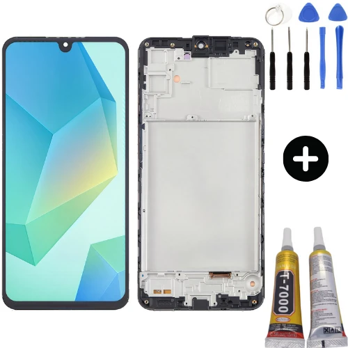 Samsung Galaxy A16 4G SM-A165 Uyumlu Çıtalı HK Lcd Ekran Dokunmatik + Montaj Seti ürün görseli 1