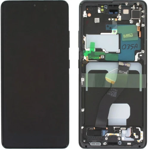 Samsung Galaxy S21 Ultra SM-G998 Uyumlu Çıtalı HK Lcd Ekran Dokunmatik Siyah ürün görseli 1