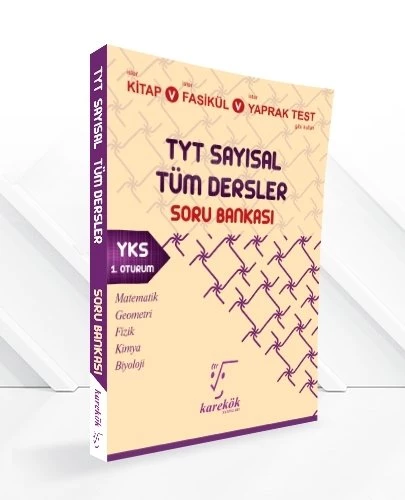 KAREKÖK TYT TÜM DERSLER SAYISAL SORU BANKASI ürün görseli 1