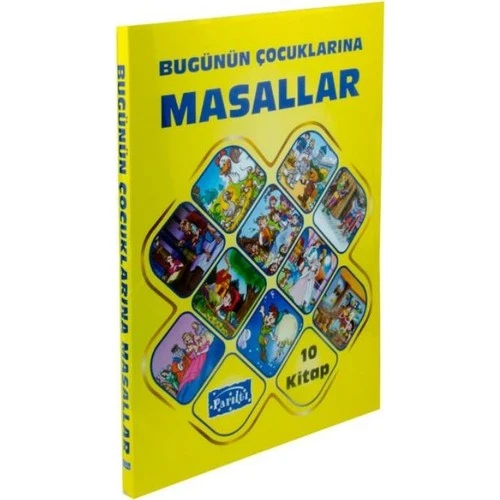 PARILTI BUGÜNÜN ÇOCUKLARINA MASALLAR ( 10 KİTAP ) ürün görseli 1