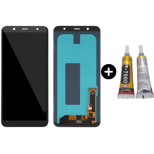 Samsung Galaxy A6 Plus SM-A605F  Uyumlu HK Lcd Ekran Dokunmatik + B7000 ürün görseli 1