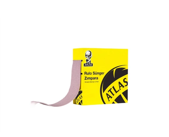ATLAS Gold Rulo Sünger Zımpara 115 mm x 25 mt | 120 Kum ürün görseli 1