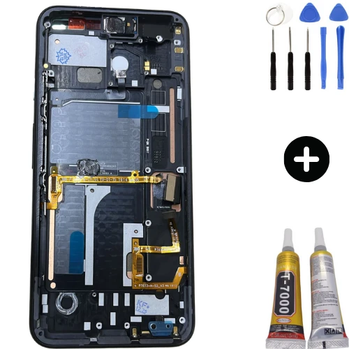 Google Pixel 4 G020ı Ga01187-us Ga01189-us Ga01191-us Uyumlu Çıtalı HK Lcd Ekran Dokunmatik + Montaj Seti ürün görseli 1