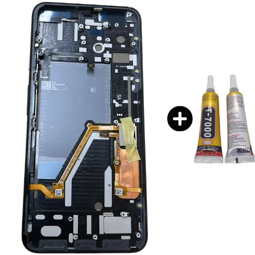 Google Pixel 4 XL G020p Ga01181-us Ga01182-us Ga01180-us Uyumlu Çıtalı HK Lcd Ekran Dokunmatik + B7000 ürün görseli 1