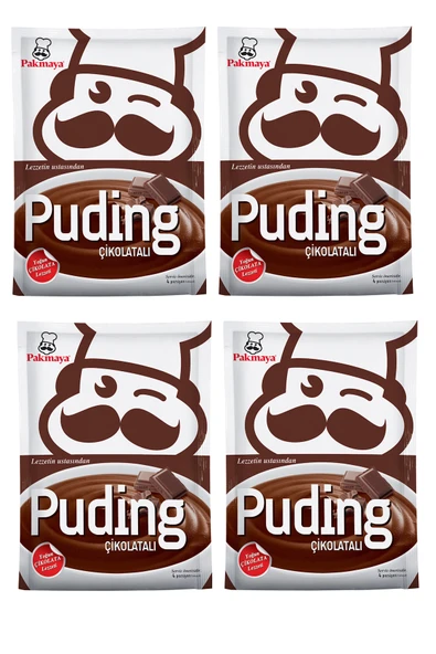 Pakmaya Puding Çikolatalı 106 Gr x 4 Adet ürün görseli 1