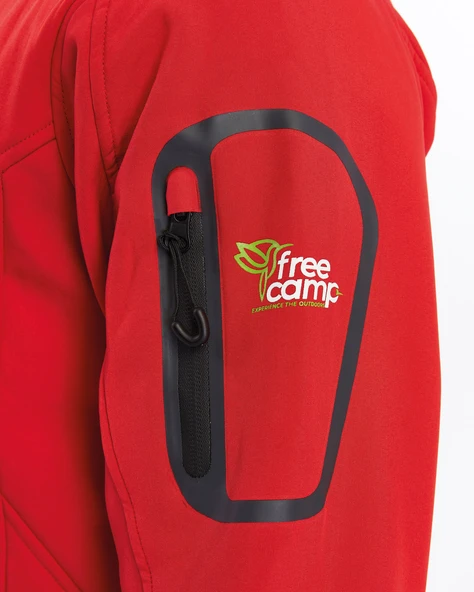 FreeCamp Eagle Softshell Ceket-KIRMIZI - Resim 5