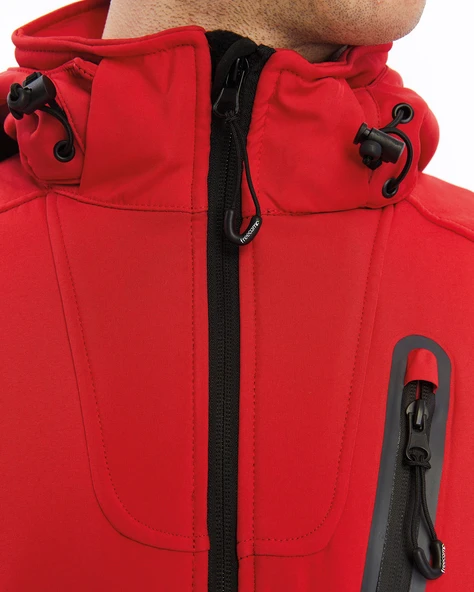FreeCamp Eagle Softshell Ceket-KIRMIZI - Resim 7
