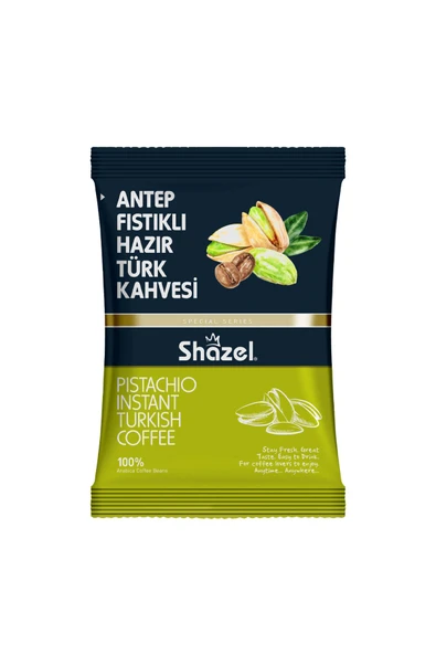Shazel Antep Fıstıklı Hazır Türk Kahvesi 100G X 4 Adet ürün görseli 1