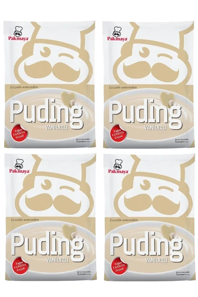 Pakmaya Vanilyalı Puding 125 gr x 4 Adet ürün görseli 1