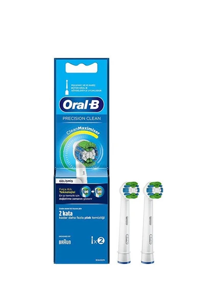 Oral-B Clean Maximiser Precision Clean 2'li Diş Fırçası Yedek Başlığı ürün görseli 1
