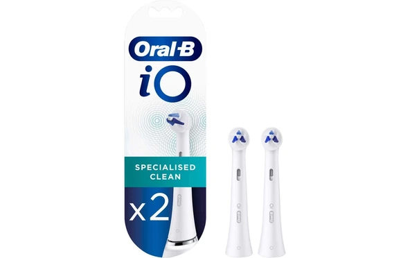 Oral-B iO Specialised Clean Beyaz Diş Fırçası Yedek Başlığı 2 Adet ürün görseli 1