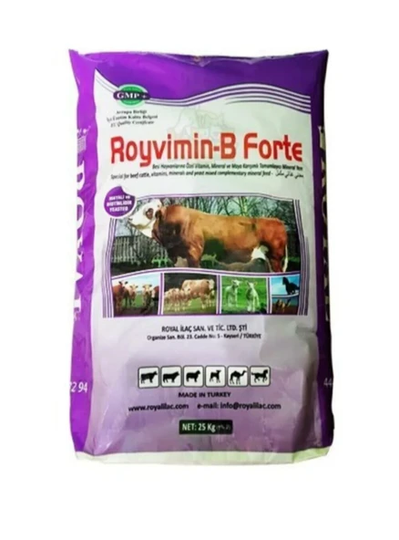 Royal Royvimin B Forte Torba Toz Besi Hayvanı Yem Katkısı 25 Kg ürün görseli 1