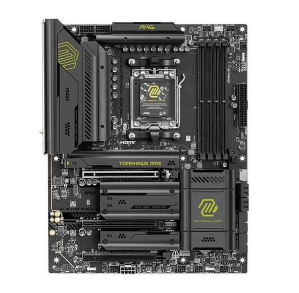 MSI Mag B850 Tomahawk Max Wifi AM5 Ryzen D5 Type-C - Resim 2