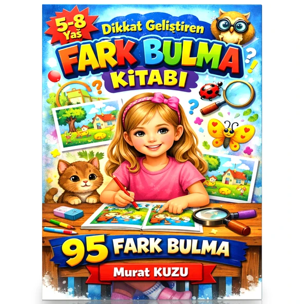 Dikkat Geliştiren Fark Bulma Kitabı ürün görseli 1
