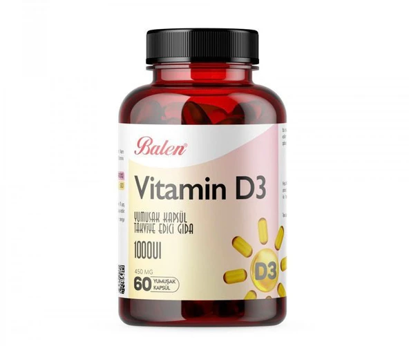 Balen D3 Vitamin 60 Kapsül ürün görseli 1