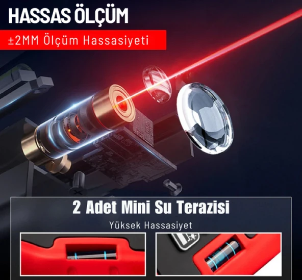 Texta MTR80 Lazerli Mesafe Ölçer - Resim 8