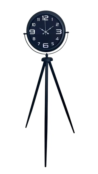 Siyah Zarafet Tripod Ayaklı Saat - Resim 2