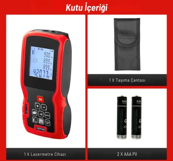 Texta MTR80 Lazerli Mesafe Ölçer - Resim 6