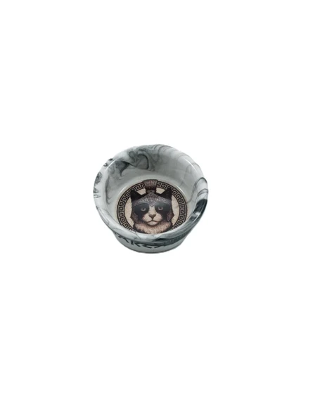 Vetcopet Raccoon Olimpos Ares Seramik Kedi Mama Su Kabı 300 ml ürün görseli 1