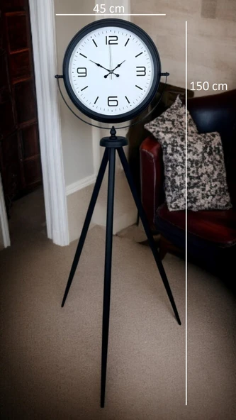 Black Balance Tripod Ayaklı Saat - Resim 5