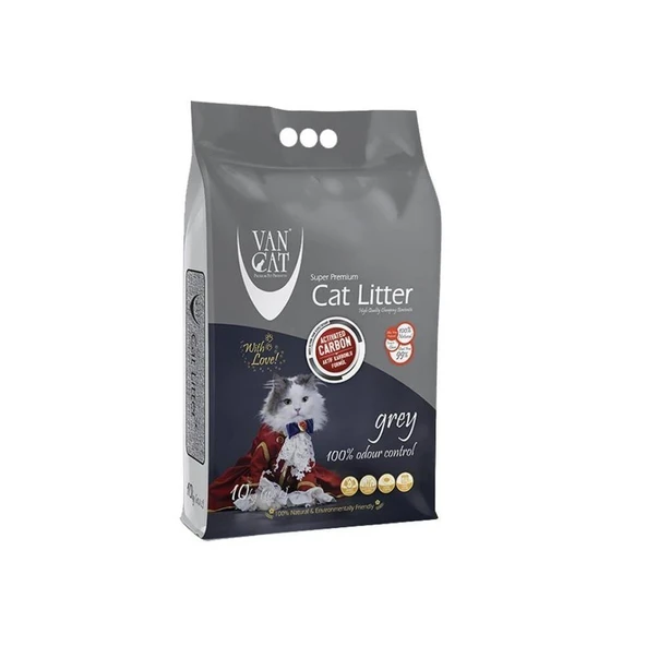 Vancat Aktif Karbon İnce Taneli Kedi Kumu 10 Lt ürün görseli 1