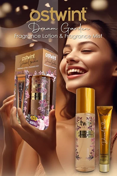 Ostwint 1+1 Hediyeli Dream Garden Body Mist - Body Lotion 200 Ml+ 50 Ml ürün görseli 1