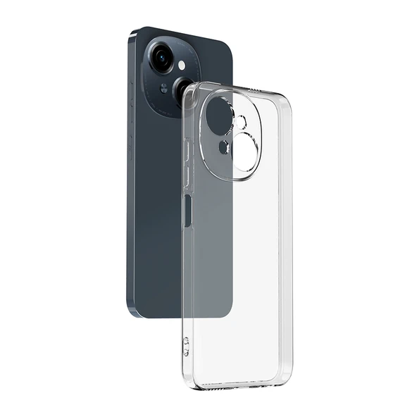 Tecno Spark Go 1 2025 Kılıf İnce ve Esnek Şeffaf Süper Silikon ürün görseli 1
